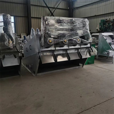 Stainless Steel Screw Press Sludge Dewatering Machine Penebalan Terpadu