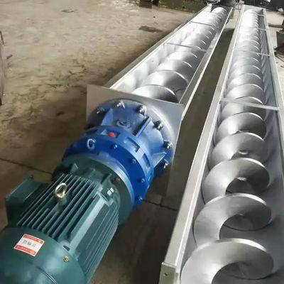 Stainless Steel Shaftless Pellet Screw Conveyor Semen Spiral Auger