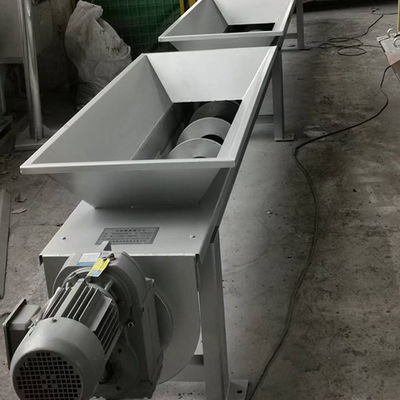 Shaftless U Shaped SS Cement Screw Conveyor Untuk Pakan Ternak Kapur Batubara