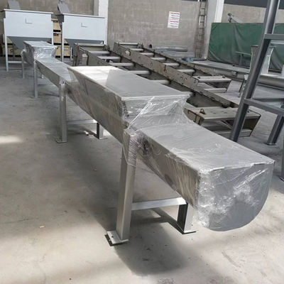 Shaftless U Shaped SS Cement Screw Conveyor Untuk Pakan Ternak Kapur Batubara