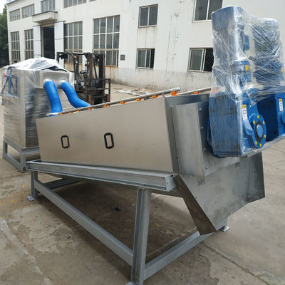 Mesin Dewatering Lumpur Volute Untuk Pengepres Urine Stainless Steel Volute