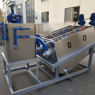Mesin Dewatering Lumpur Volute Untuk Pengepres Urine Stainless Steel Volute