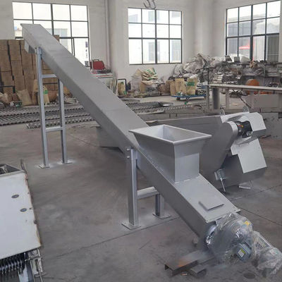 Konveyor Sekrup Shaftless Stainless Steel Untuk Konveyor Spiral Butir Serbuk