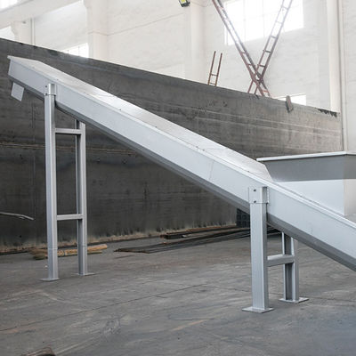 Konveyor Sekrup Shaftless Stainless Steel Untuk Konveyor Spiral Butir Serbuk