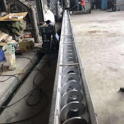 U Type Shaftless Sludge Powder Auger Screw Conveyor Machine SS316L 1-10t / jam