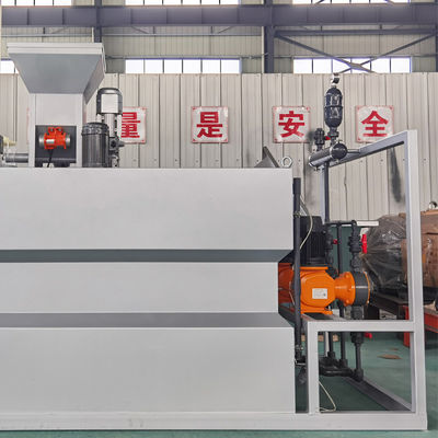 Peralatan Dosis Serbuk Kering PAM/PAC Tiga Kamar Terintegrasi 4000L/H