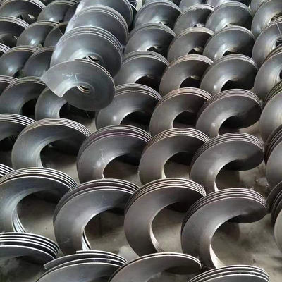 304 Stainless Steel U Shaped Shaftless Screw Conveyor Machine 1~20m panjang
