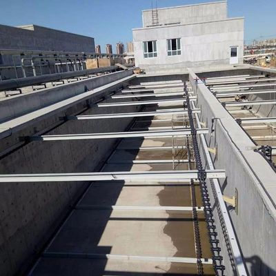 SS304 Chain Plate Sludge Scraper System Pabrik Pengolahan Limbah sepanjang 18m