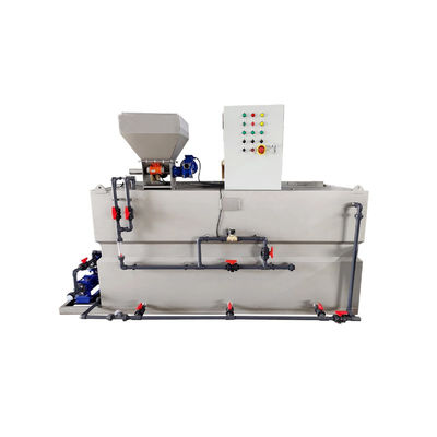 6000L Mesin Dosis Kimia Sistem Dosis Polimer 2.2KW Untuk Pengolahan Limbah