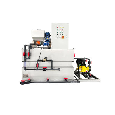 6000L Mesin Dosis Kimia Sistem Dosis Polimer 2.2KW Untuk Pengolahan Limbah