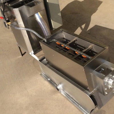 SS304 / 316 Screw Press Sludge Dewatering Machine 2.25kw Menjalankan Otomatis