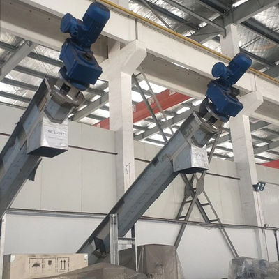 304 / 316SS Semen Batubara Kapur Beton Grain Spiral Screw Conveyor 1.5-5.5kw