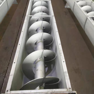 Stainless Steel Auger Spiral Granular Material Powder Screw Conveyor Efisiensi Tinggi