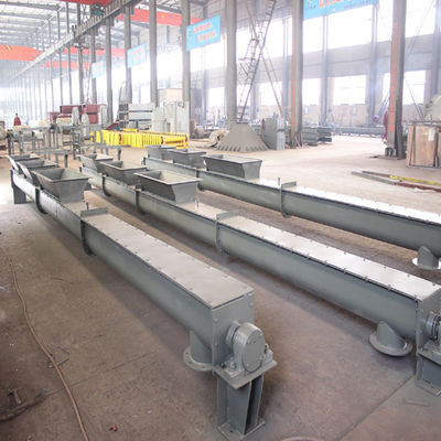 Stainless Steel Auger Spiral Granular Material Powder Screw Conveyor Efisiensi Tinggi