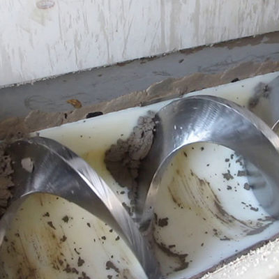 30t / H Portable Inclined Ss Screw Conveyor U Groove Sludge Screw Belt Conveyor