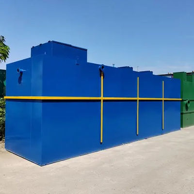 SS304 MBR MBBR Mesin Pabrik Pengolahan Limbah Industri 100m3/D Ramah Lingkungan