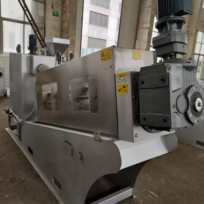 304SS 316SS Screw Press Sludge Dewatering Machine 20m3 / H Peralatan Pengolahan Air Limbah
