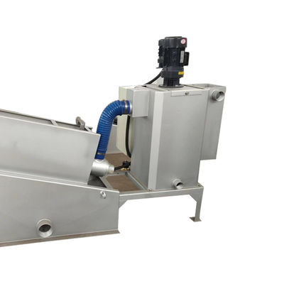 Mesin Dewatering Lumpur Pengolahan Air Limbah Multi Screw Press 1-2500kgs / H