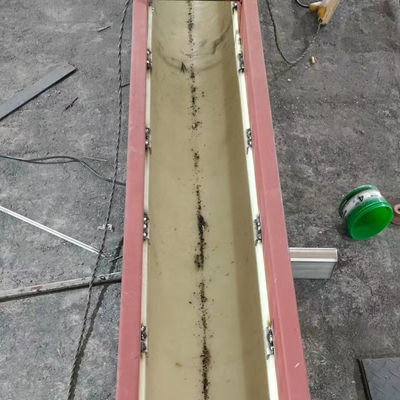 Carbon Steel Shaftless Spiral Conveyor Kecepatan Disesuaikan Disesuaikan 1~100m