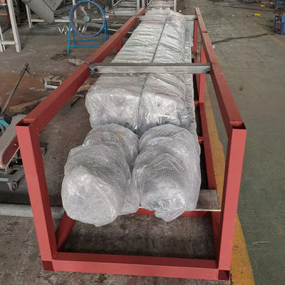 Carbon Steel Shaftless Spiral Conveyor Kecepatan Disesuaikan Disesuaikan 1~100m