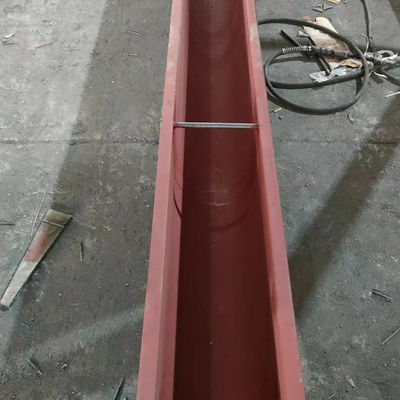 Konveyor Sekrup Tanpa Poros Baja Karbon 50m3 / H Konveyor Spiral Stainless Steel Otomatis