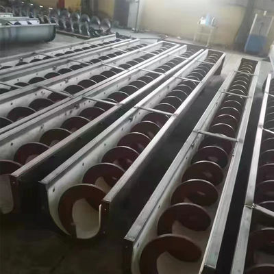 1 ~ 25Meter Cenderung Stainless Steel Screw Auger Conveyor Untuk Semen Silo