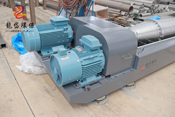 Efisien stainless steel kecepatan tinggi decanter centrifuge Untuk Minyak Pemisahan