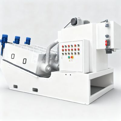 Self Cleaning Sludge Thickening System Volute Sludge Dewatering Press