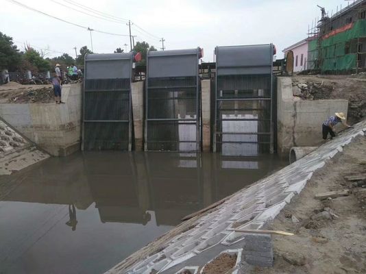 Layar Bar Mekanik Pemeliharaan Air Digunakan Untuk Stasiun Pompa Sungai