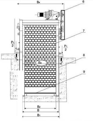 Layar Rotary Bar Pengolahan Air