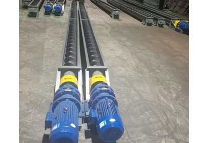 Konveyor Sabuk Sekrup Putih Seng, Konveyor Sekrup Silo 250mm