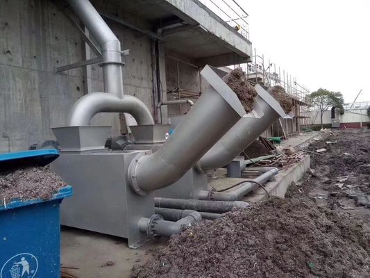 350mm Sekrup Terus Menerus, Tekan Sekrup Industri Baja Carconcon