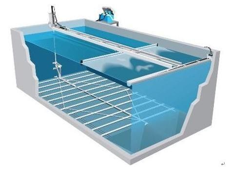 Pengikis Lumpur Bawah Reciprocating