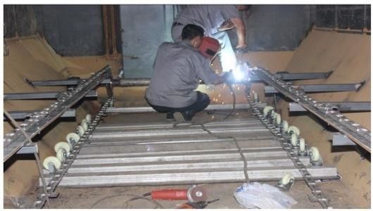 Sistem Pengikis Rantai 3m Baja Karbon Untuk Tangki Pengolahan Air