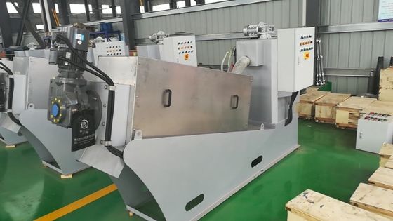 Mesin Pengeringan Lumpur Sekrup Industri Makanan Stainless Steel