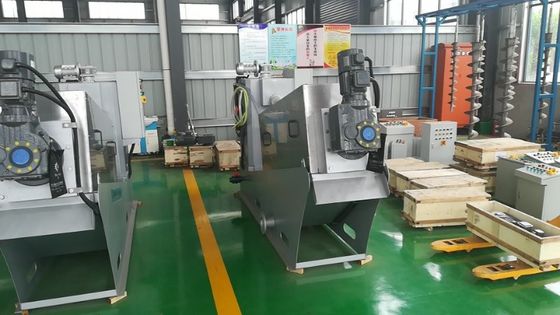 Mesin Pengeringan Lumpur Sekrup Industri Makanan Stainless Steel