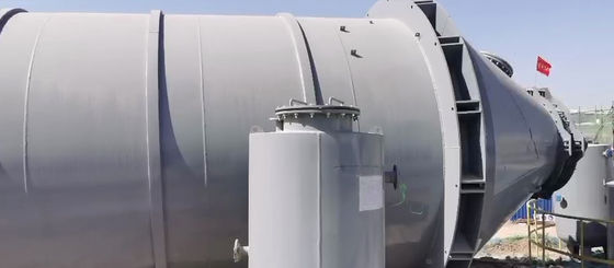 Tangki Penyimpanan Kapur 5,6m, Sistem Dosis Kapur Stainless Steel