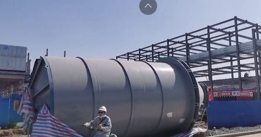 Silo Penyimpanan Pelet Plastik 8.5m, Tangki Penyimpanan Silo 4T