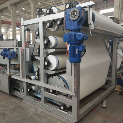 Peralatan Dewatering Bubur Stainless Steel, Pengolahan Air Limbah Belt Press 10m3 / jam