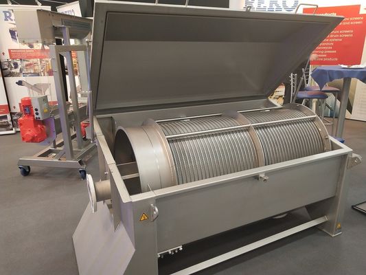 Peralatan Penghapusan Puing Halus Drum Micro Filter Food Grade Dengan Sistem Backwashing