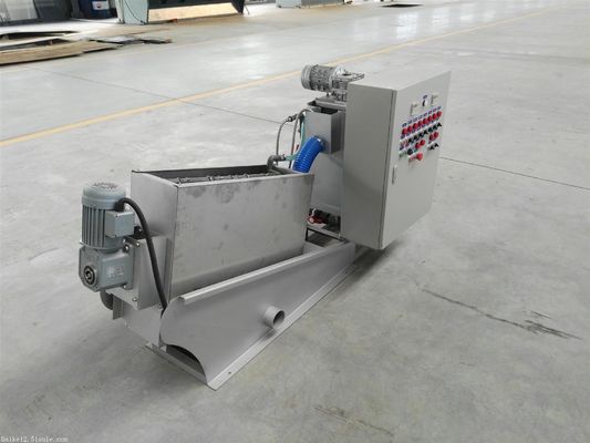 100mm Stacked Screw Sludge Dewatering Machine Kelas Industri