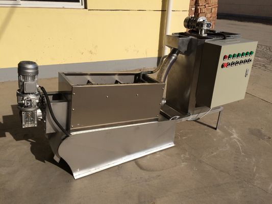 100mm Stacked Screw Sludge Dewatering Machine Kelas Industri