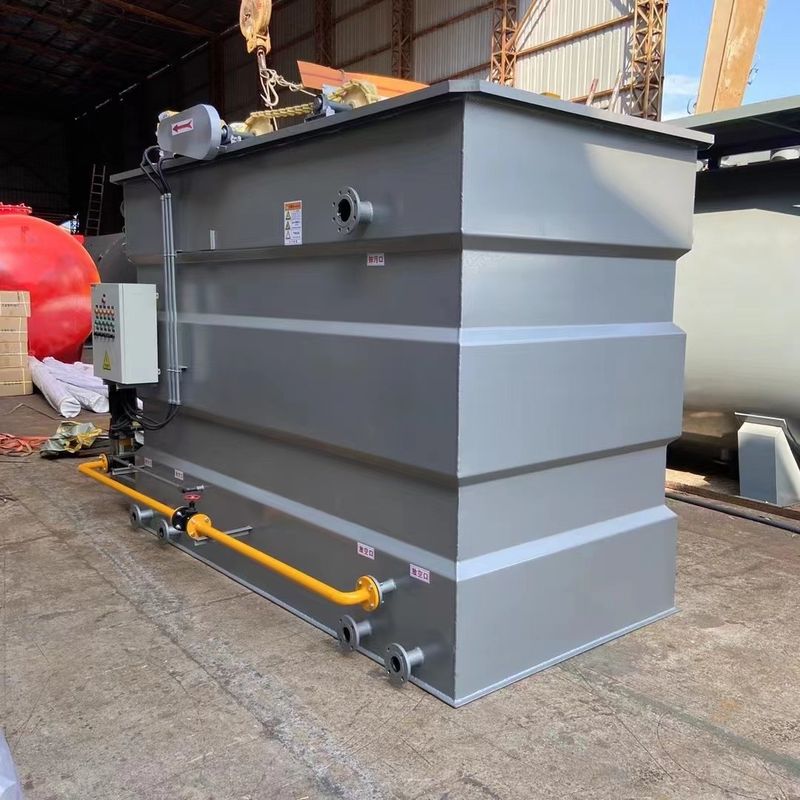 Stainless Steel Aliran Horizontal DAF Dissolved Air Flotation Machine Terintegrasi 50m3 / H