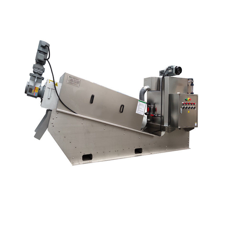 12m3 / H Spiral Sludge Dewatering Machine Stainless Steel Coal Slime Sludge Dewatering