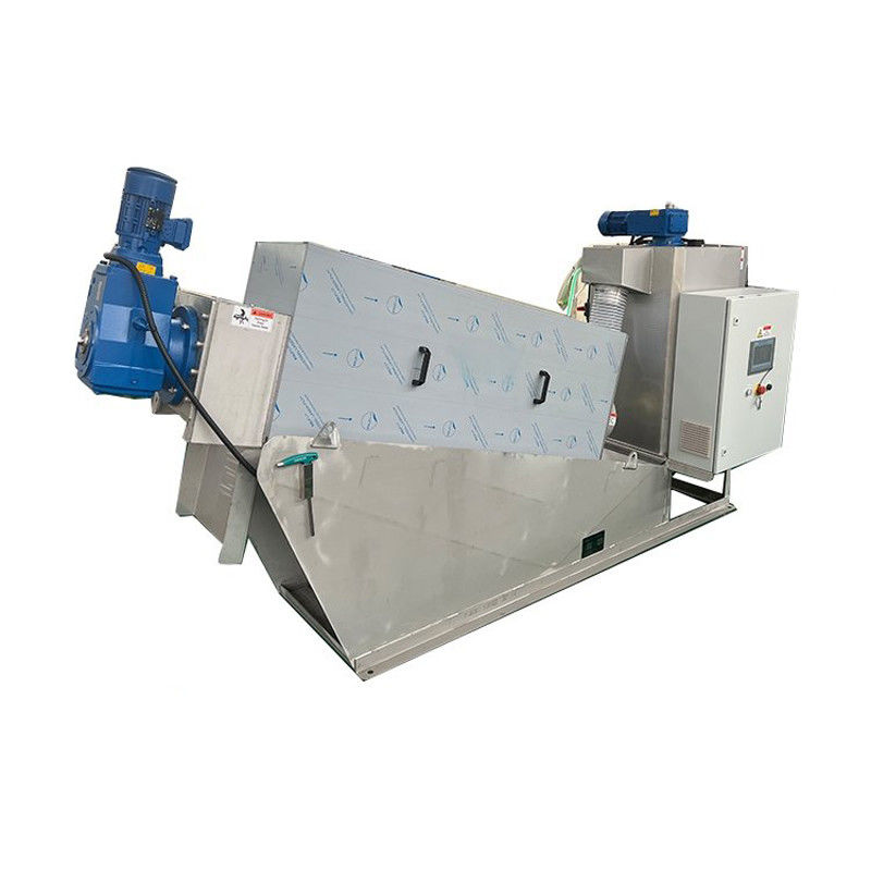 50m3 / H Screw Press Sludge Dewatering Machine untuk Pabrik Kimia