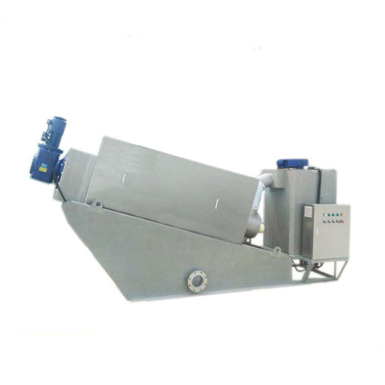 Mesin Dewatering Lumpur Volute Industri untuk Unggas Bebek Babi Fecal