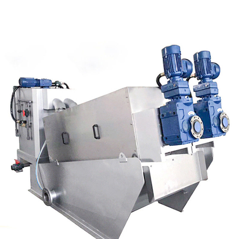 Spiral Petrochemical Oily Sludge Dewatering Machine Untuk Pabrik Makanan