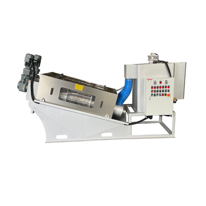 Mesin Pengeringan Lumpur Jenis Sekrup Otomatis Penuh Pemisahan Cairan Padat