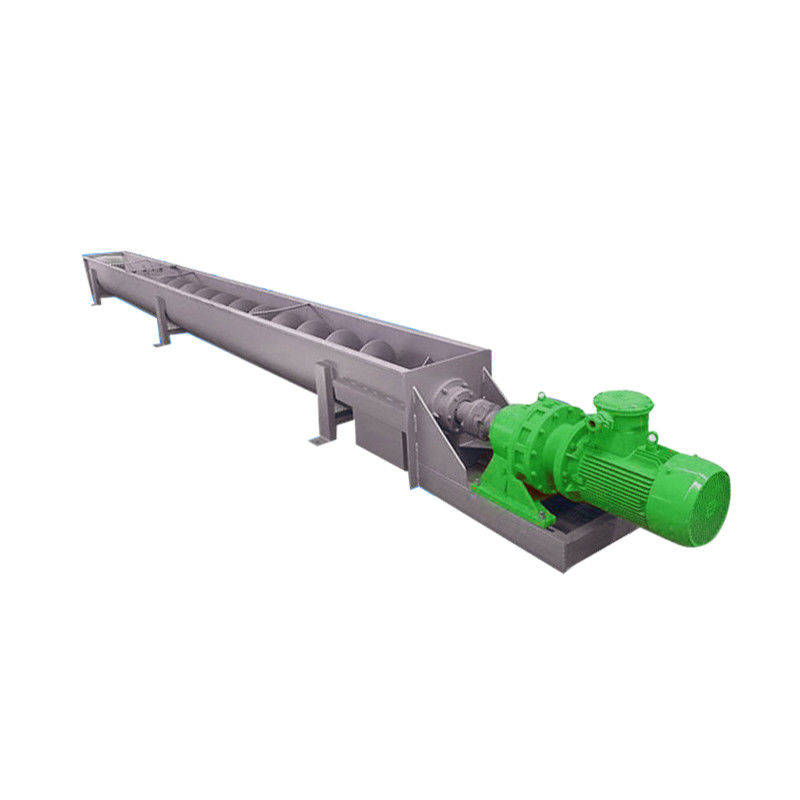 Konveyor Sekrup Tanpa Poros Baja Karbon 50m3 / H Konveyor Spiral Stainless Steel Otomatis