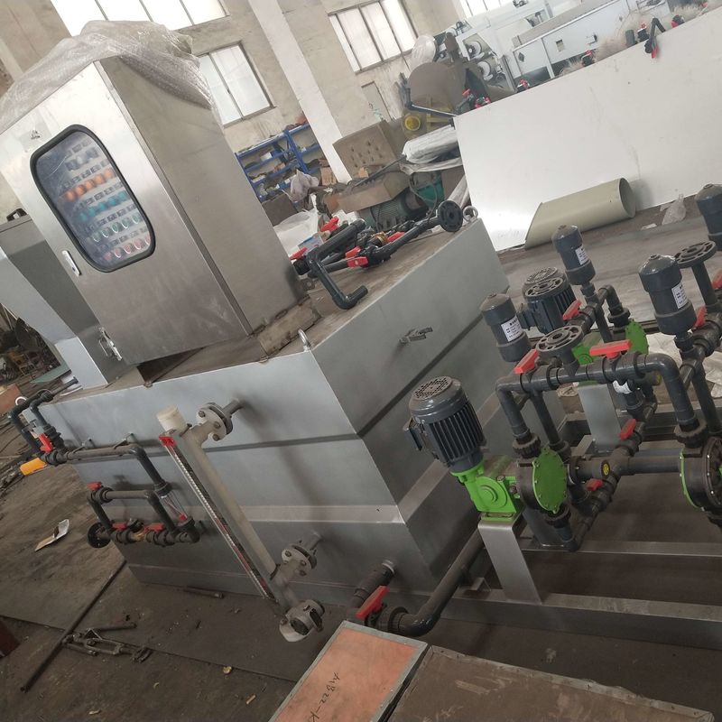 1500L / h Mesin Dosis Otomatis Pengolahan Limbah ISO9001